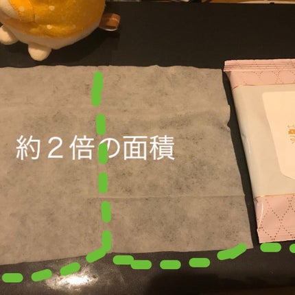 メイクの上からリフレッシュシート うるおいしっとりタイプ/ビオレ/フェイスシートを使ったクチコミ(5枚目)