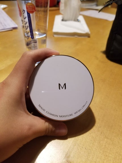 M クッション ファンデーション(モイスチャー)/MISSHA/クッションファンデーションを使ったクチコミ(1枚目)