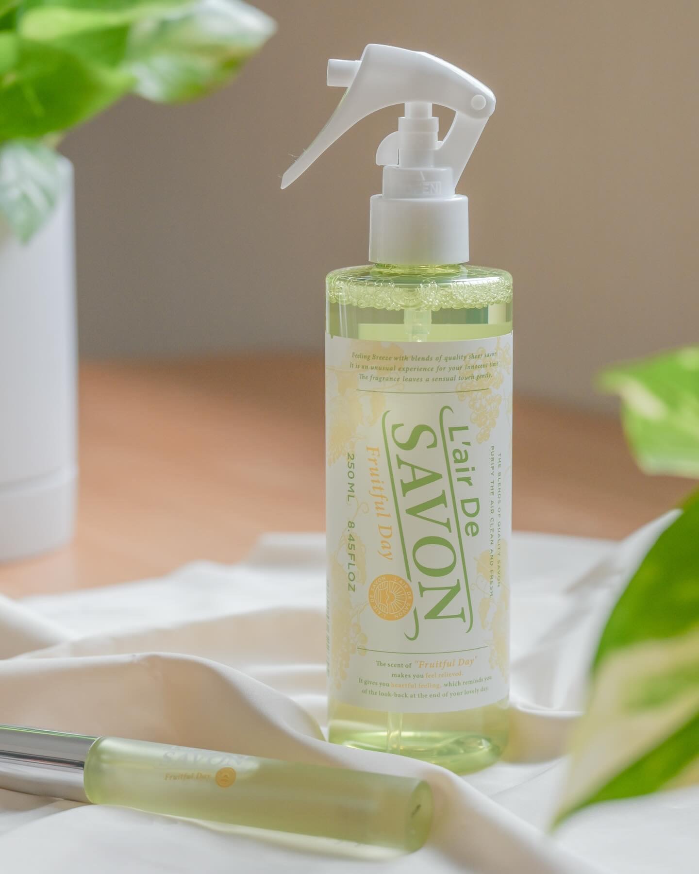 ファブリックスプレー（フルーツフルデイ）/レールデュサボン/ファブリックミストを使ったクチコミ（3枚目）