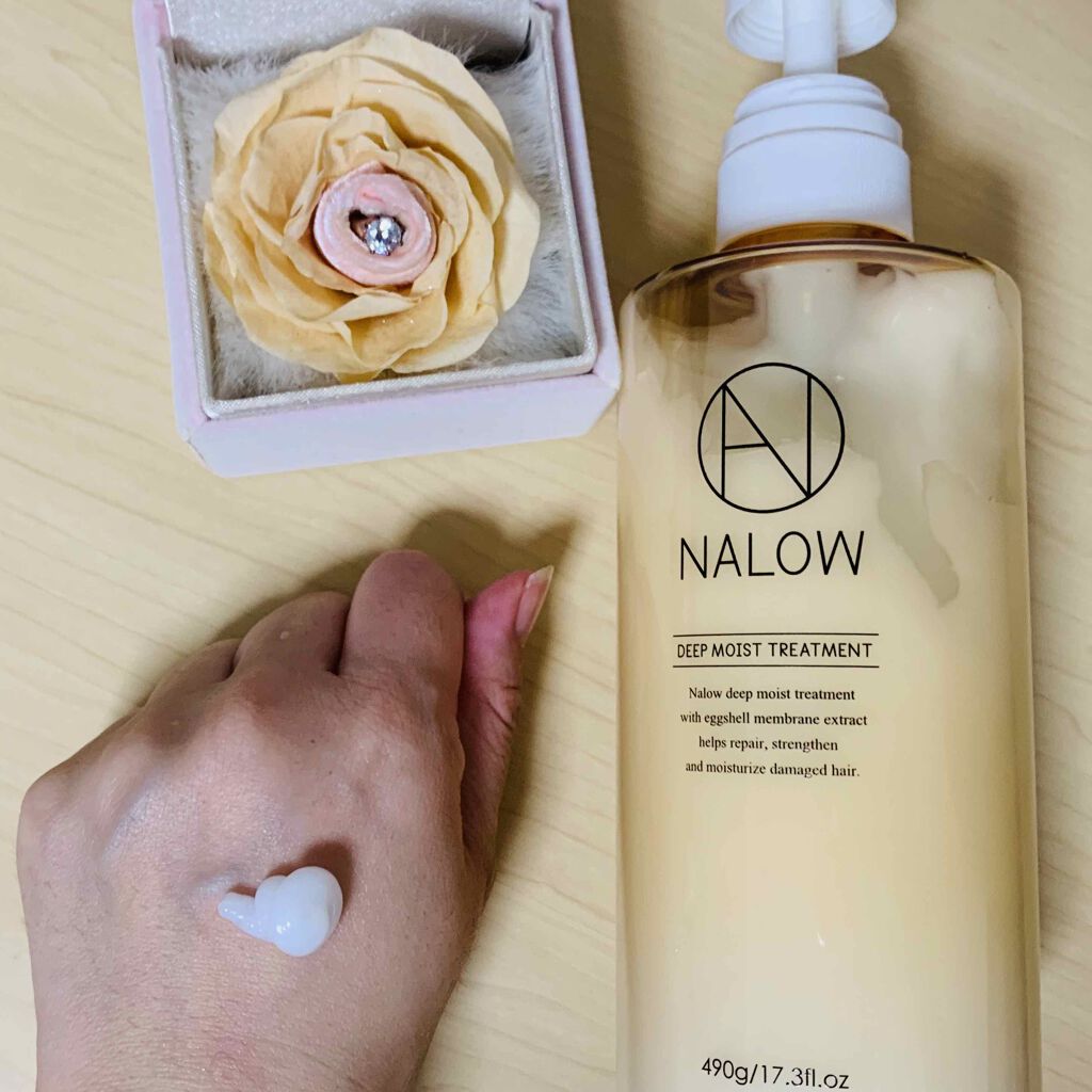 ディープモイスト シャンプー／トリートメント トリートメント490g/NALOW/市販シャンプーを使ったクチコミ（3枚目）