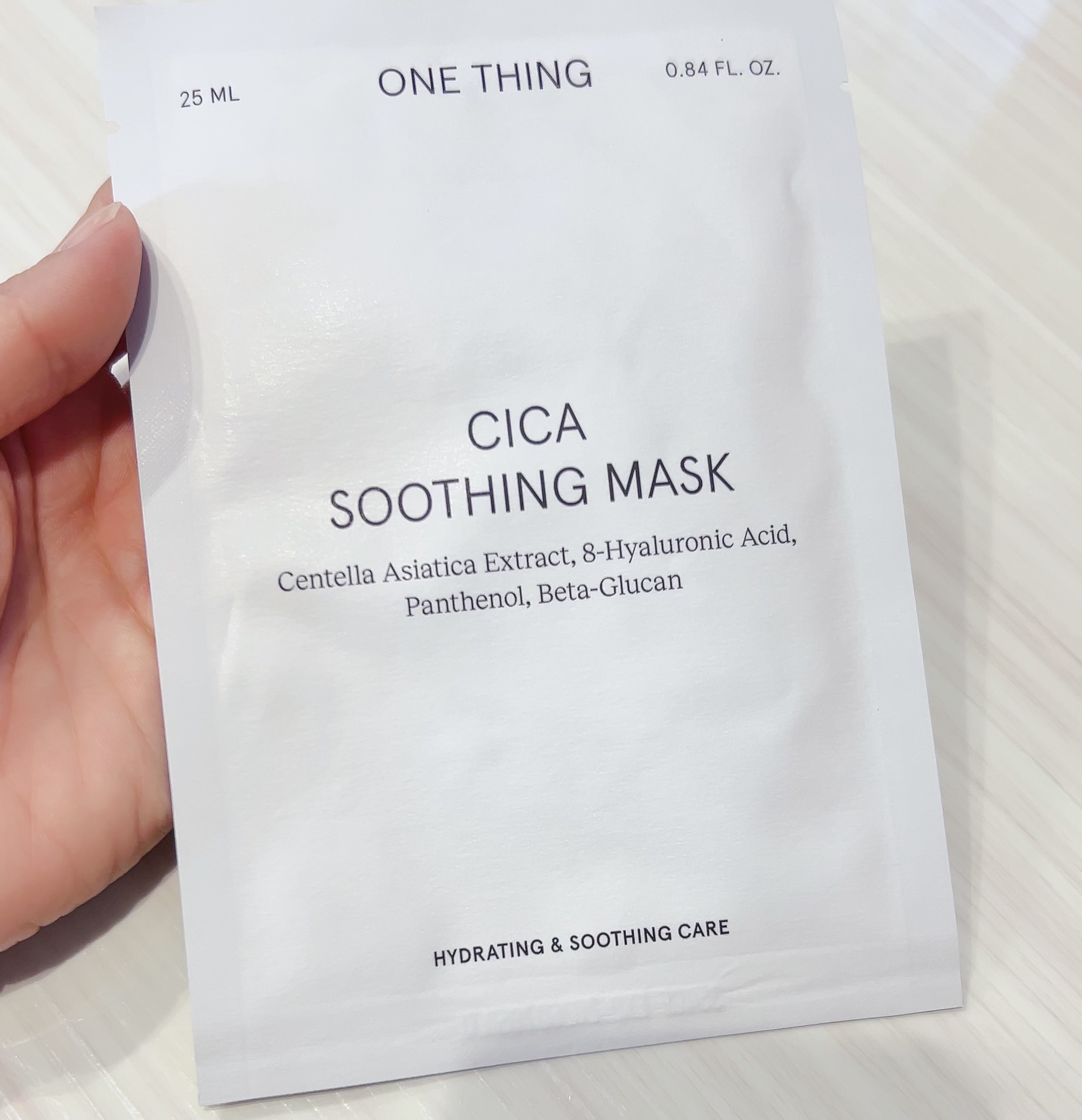 CICAスージングマスク/ONE THING/シートマスク・パックを使ったクチコミ（2枚目）