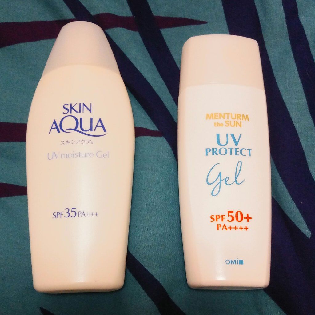 メンタームザサンパーフェクトUVジェル/メンターム/日焼け止めジェルを使ったクチコミ（1枚目）