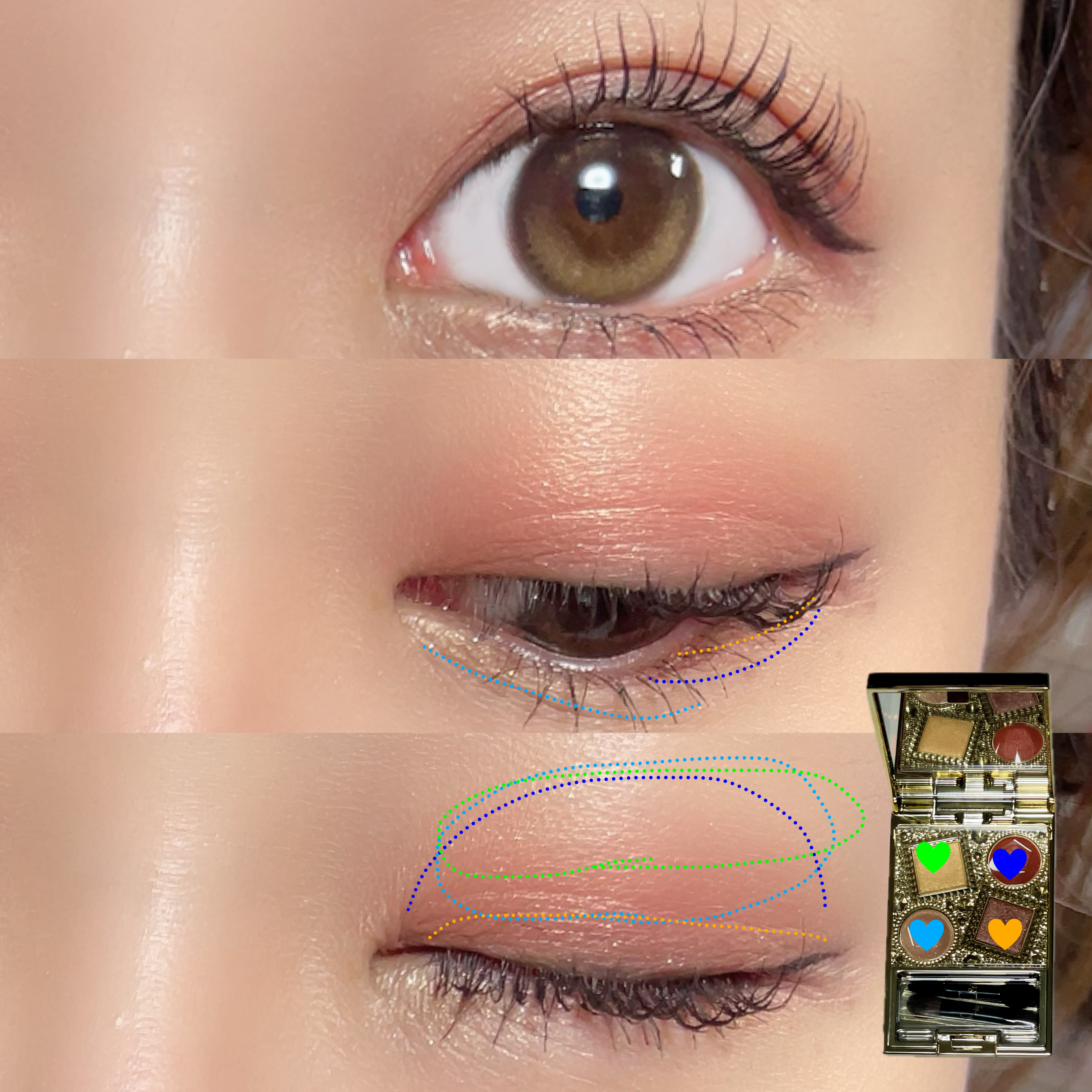 エレガンス ヌーヴェル アイズ 39/Elégance/アイシャドウパレットを使ったクチコミ（2枚目）