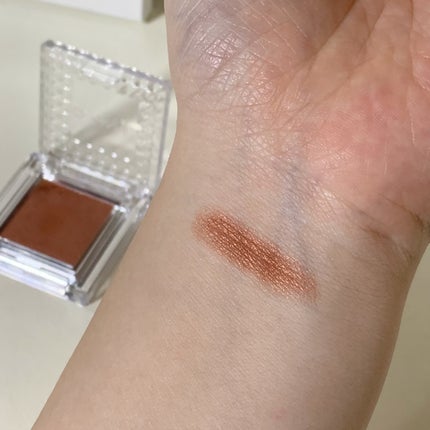 シングルカラーアイシャドウ 06 オレンジブラウン/CEZANNE/単色アイシャドウを使ったクチコミ(3枚目)