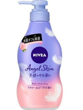 ニベア エンジェルスキン ボディウォッシュ フラワー＆ピーチの香り ポンプ 480ml/ニベア/ボディソープを使ったクチコミ（1枚目）