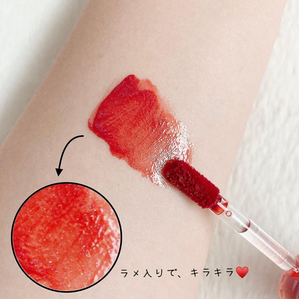 アピュー ジューシーパン スパークリングティント/A’pieu/口紅を使ったクチコミ（3枚目）