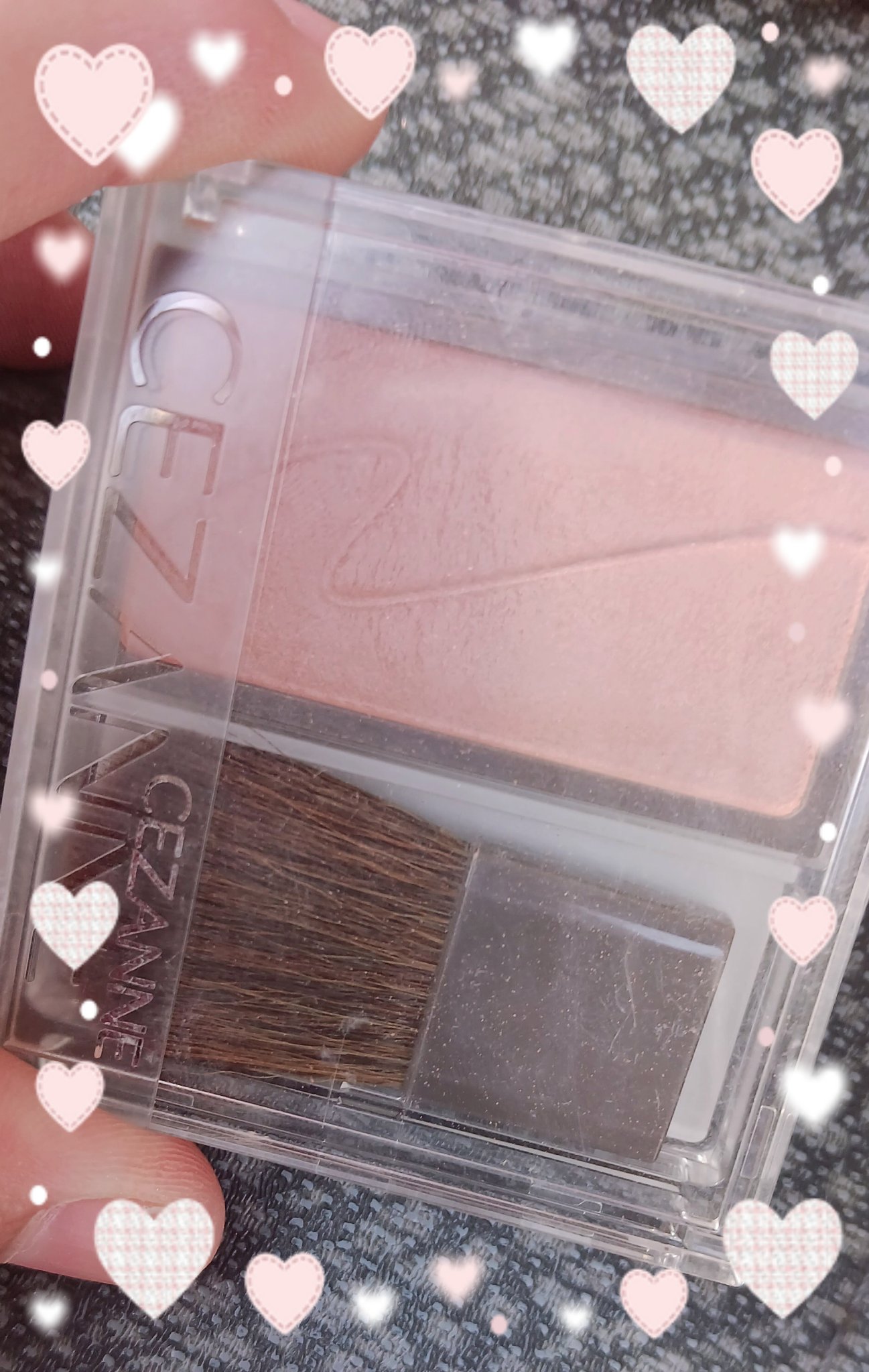 チークブラッシュ/CEZANNE/パウダーチークを使ったクチコミ（1枚目）