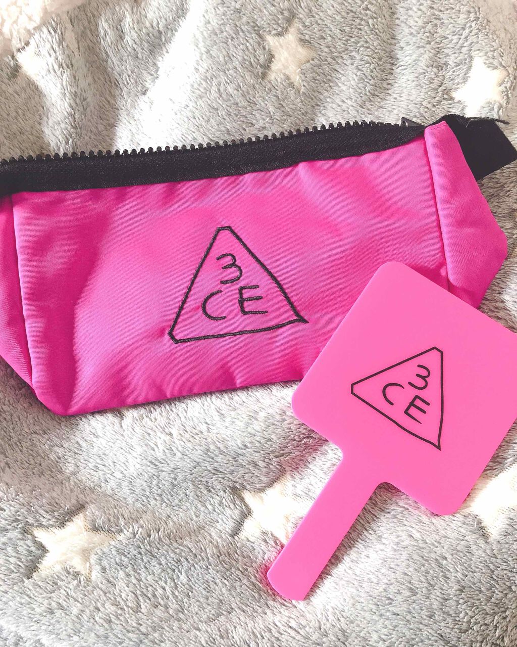 3CE スクエア ミニ ハンドミラー/3CE/その他化粧小物を使ったクチコミ(1枚目)