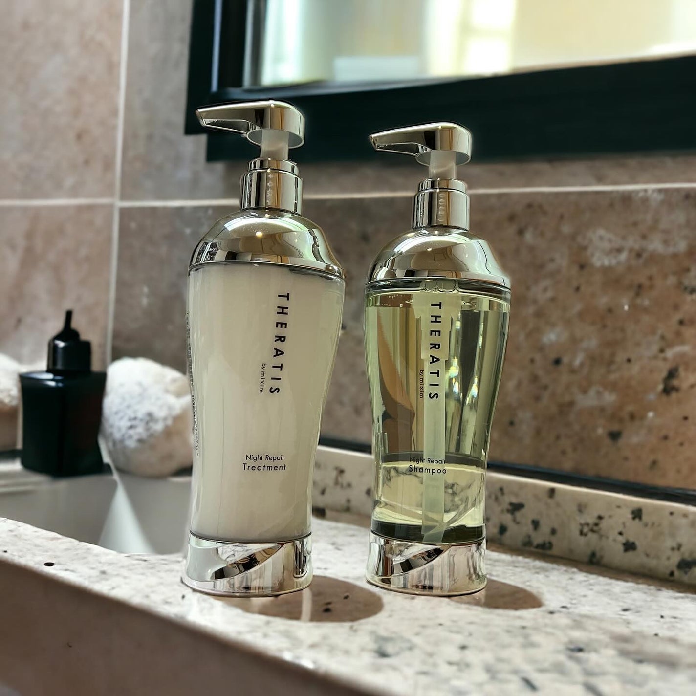 ナイトリペア シャンプー/ヘアトリートメント/THERATIS/シャンプー・コンディショナーを使ったクチコミ(2枚目)