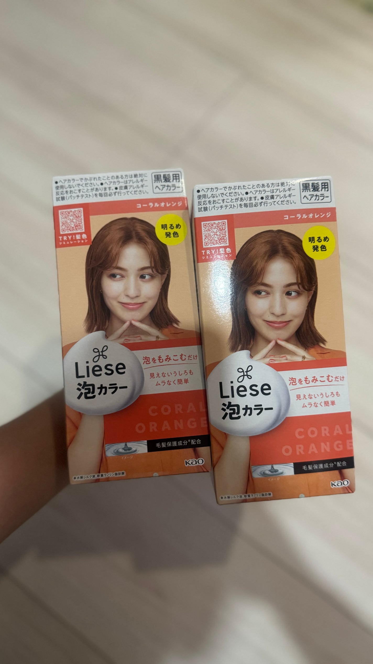 泡カラー/リーゼ/ヘアカラーを使ったクチコミ(1枚目)