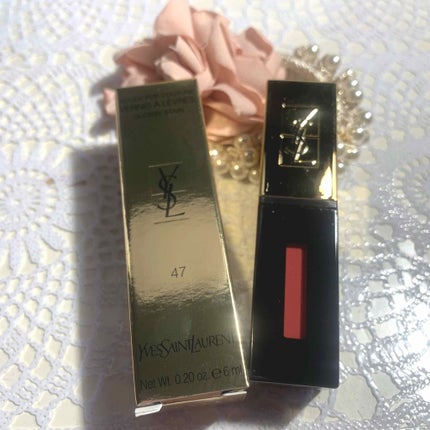 ルージュ ピュールクチュール ヴェルニ/YVES SAINT LAURENT BEAUTE/口紅を使ったクチコミ(1枚目)