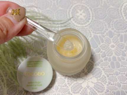 レモンシュガースクラブリップマスク/TOCOBO/リップスクラブを使ったクチコミ(4枚目)