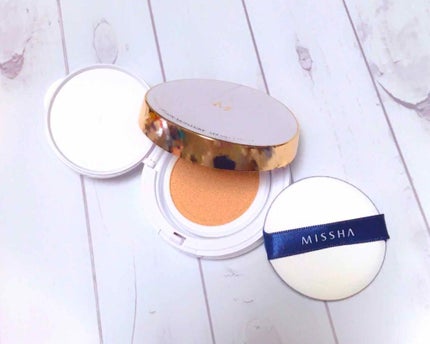 M クッション ファンデーション(モイスチャー)/MISSHA/クッションファンデーションを使ったクチコミ(1枚目)