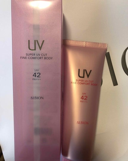 スーパー UV カット ファインコンフォート ボディ/ALBION/日焼け止めミルクを使ったクチコミ(1枚目)