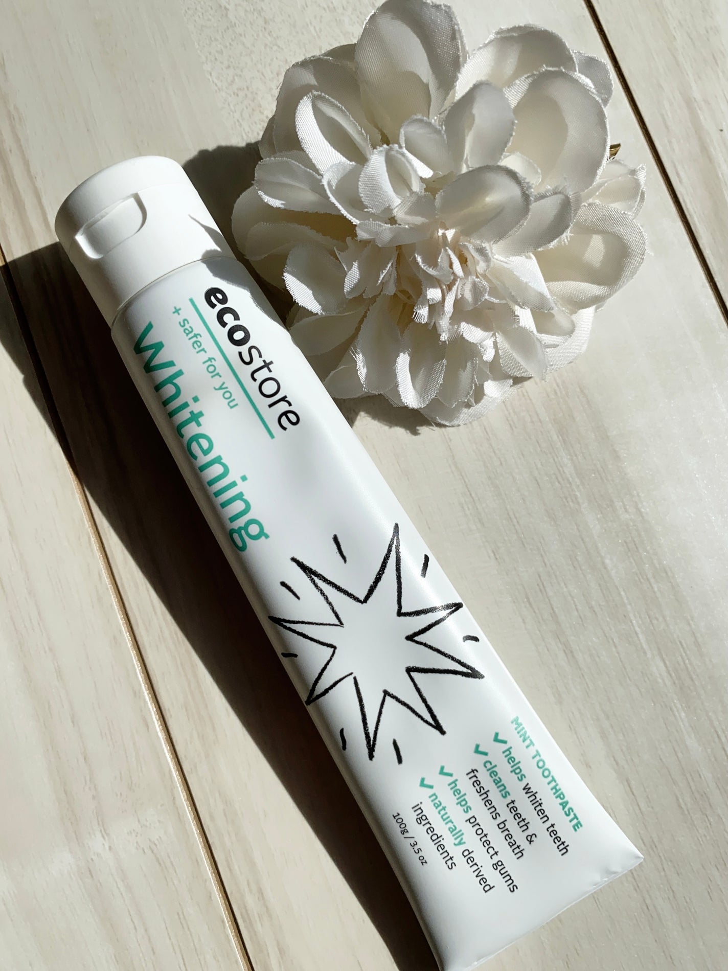 トゥースペースト<ホワイトニング>/ecostore/歯磨き粉を使ったクチコミ(2枚目)