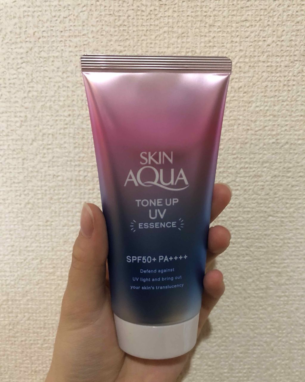 スキンアクア トーンアップUVエッセンス/スキンアクア/日焼け止めクリームを使ったクチコミ(1枚目)