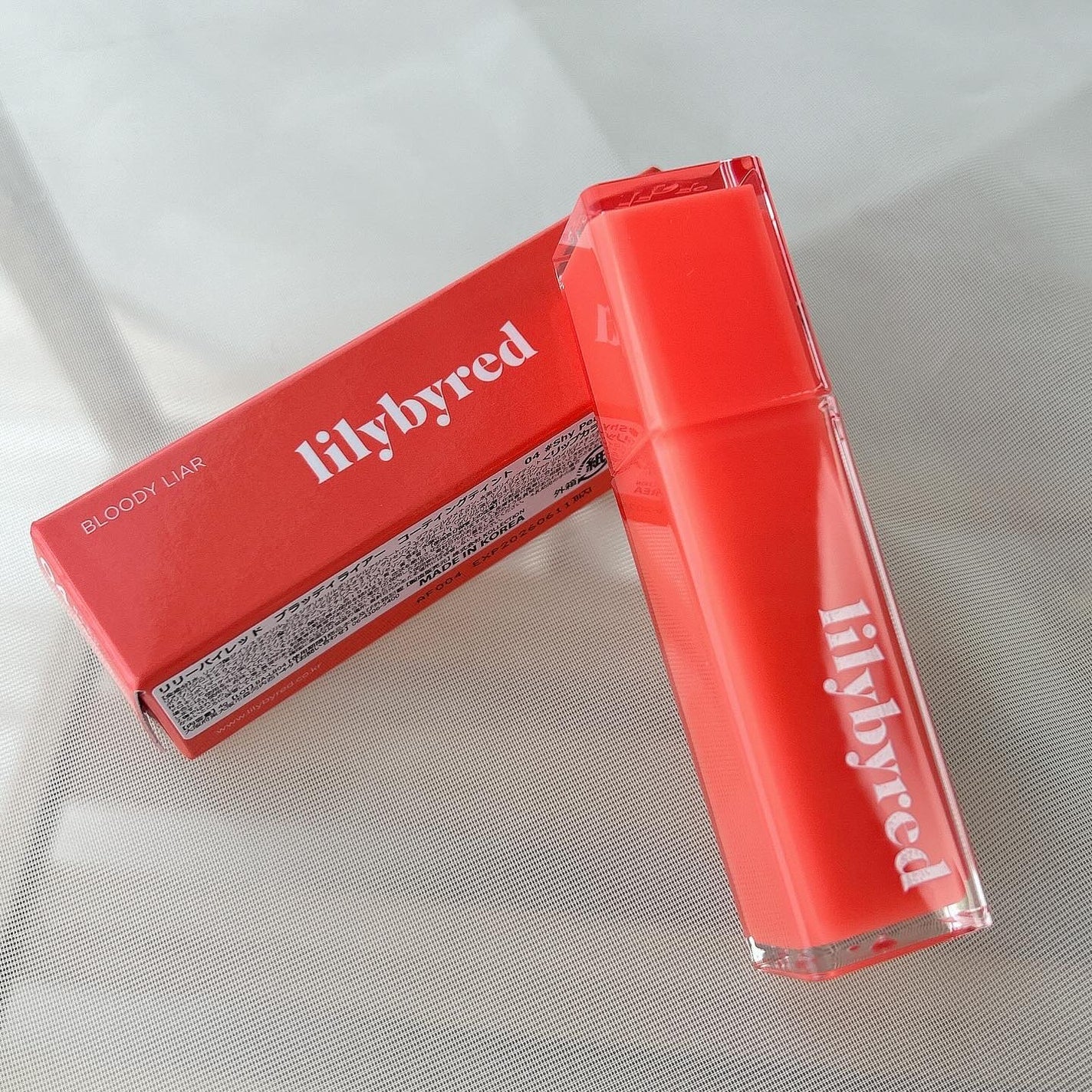 ブラッディライアー コーティングティント/lilybyred/リップティントを使ったクチコミ(7枚目)