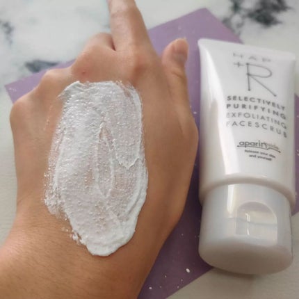 フェイススクラブ /HAP+R/スクラブ・ゴマージュを使ったクチコミ(4枚目)