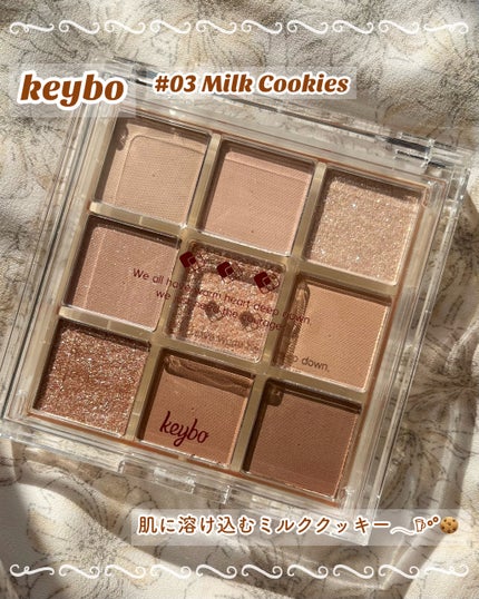 KEYBO FALL IN LOVE SHADOW PALETTE/keybo/アイシャドウパレットを使ったクチコミ(1枚目)