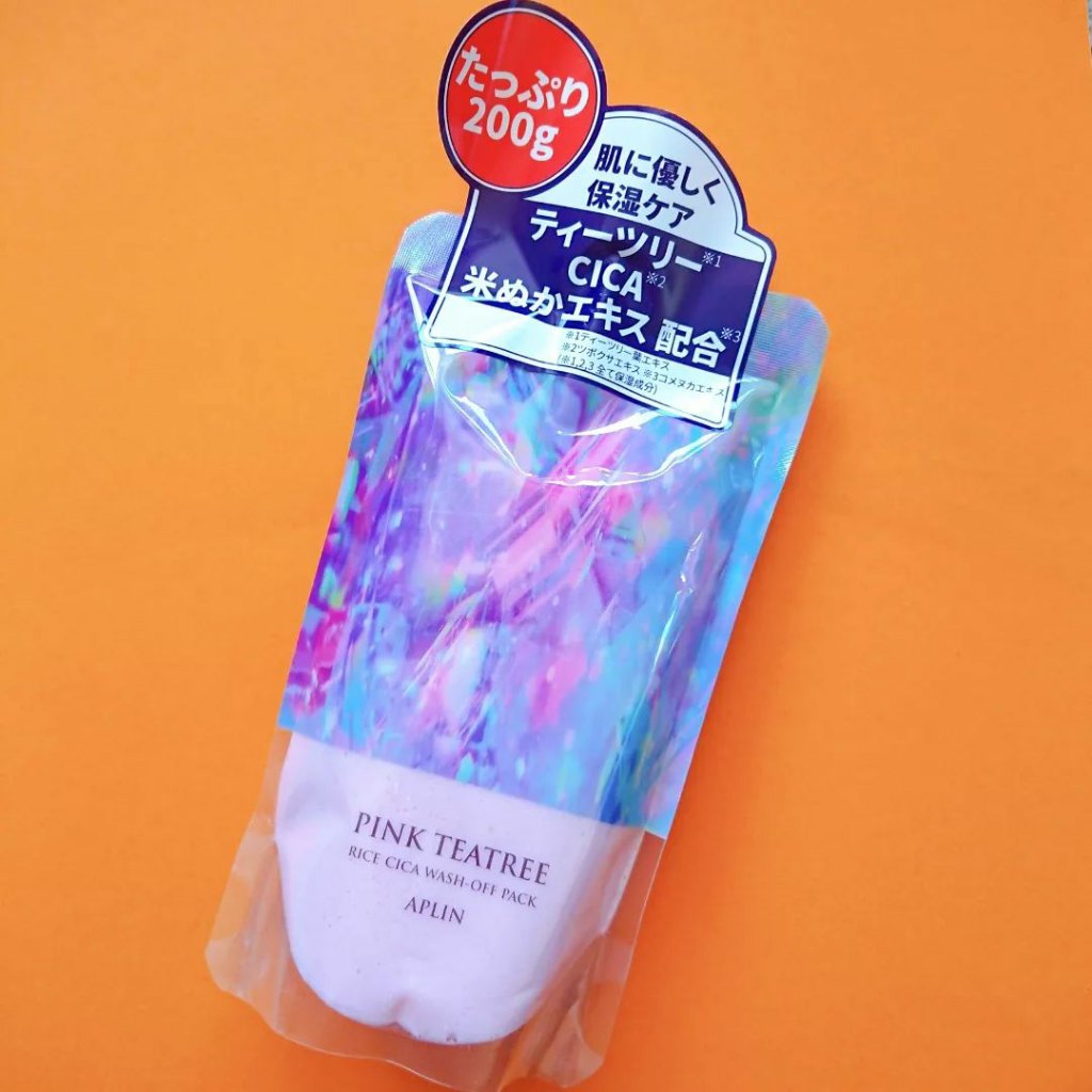 ピンクティーツリーライスシカウォッシュオフパック/APLIN/洗い流すパック・マスクを使ったクチコミ（2枚目）