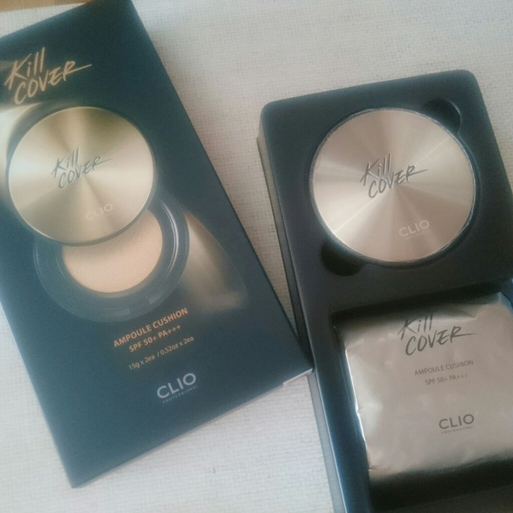 キル カバー アンプル クッション/CLIO/クッションファンデーションを使ったクチコミ(1枚目)