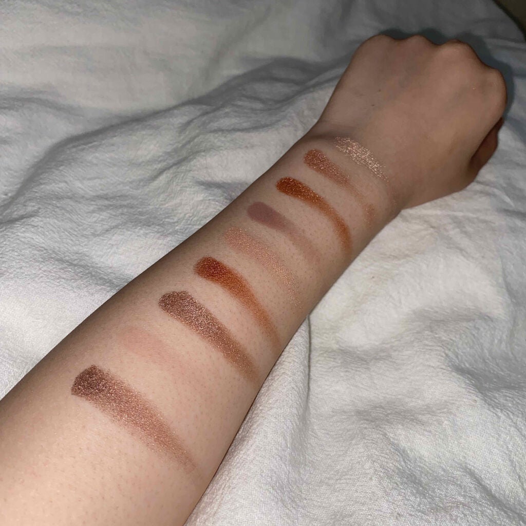 UR GLAM BLOOMING EYE COLOR PALETTE/U R GLAM/アイシャドウパレットを使ったクチコミ(4枚目)