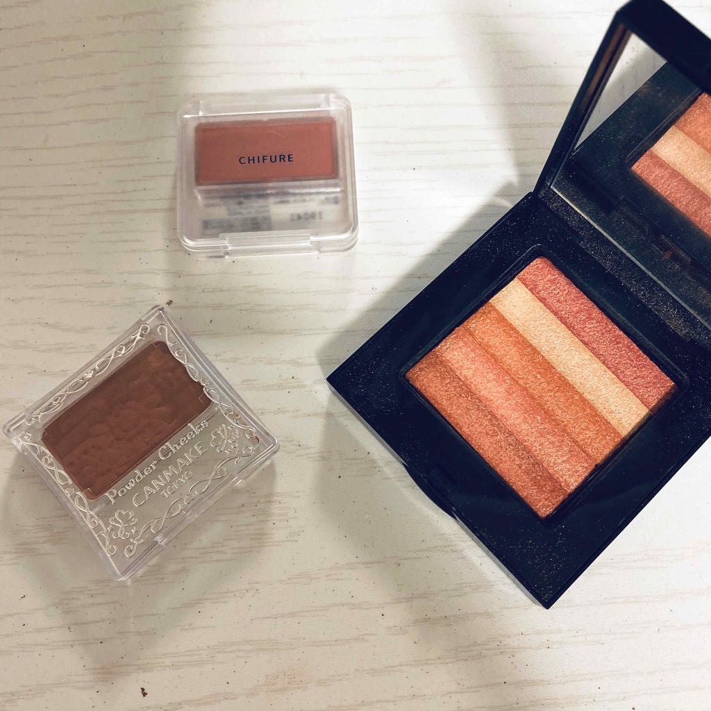 【旧品】パウダーチークス/キャンメイク/パウダーチークを使ったクチコミ(2枚目)