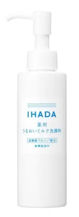 薬用うるおいミルク洗顔料 IHADA