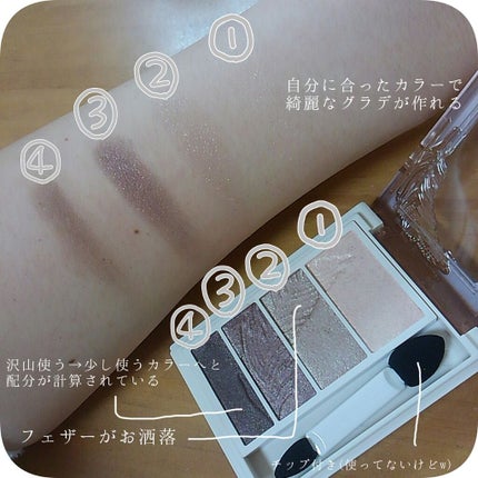 リシェ マイヌーディ アイズ/Visée/アイシャドウパレットを使ったクチコミ(2枚目)