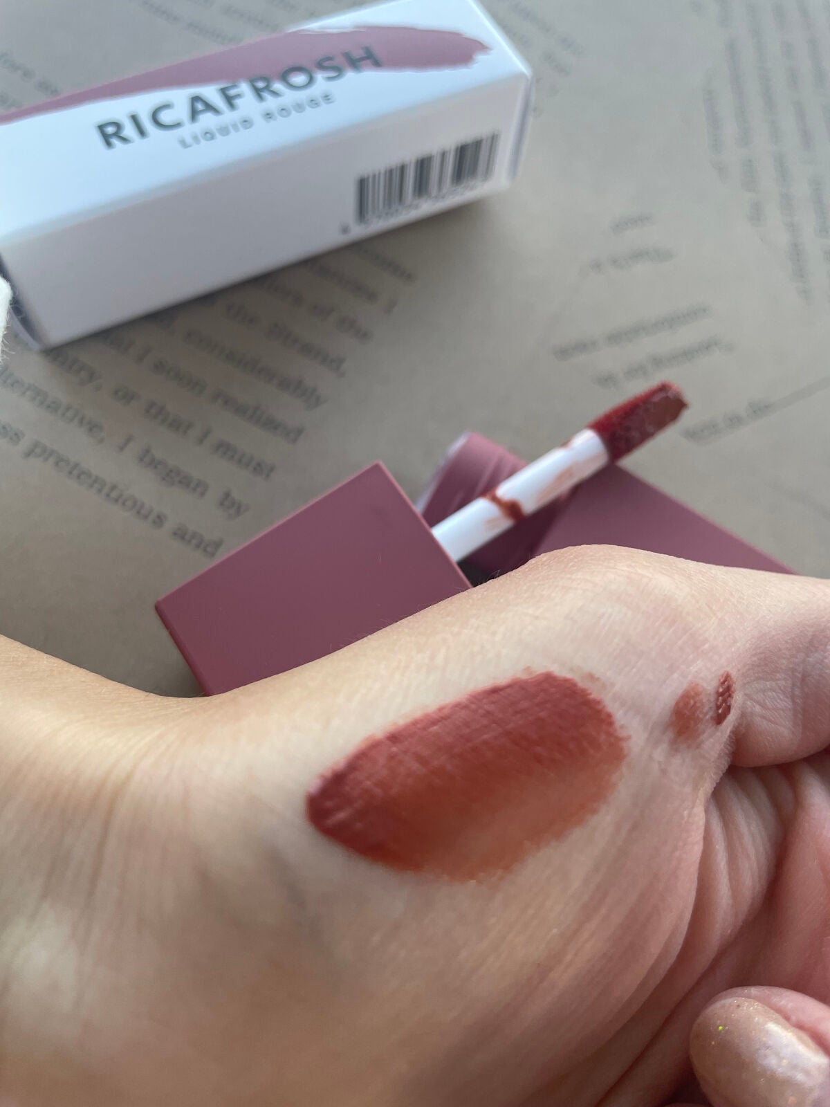 ジューシーリブティント/RICAFROSH/リップティントを使ったクチコミ(3枚目)