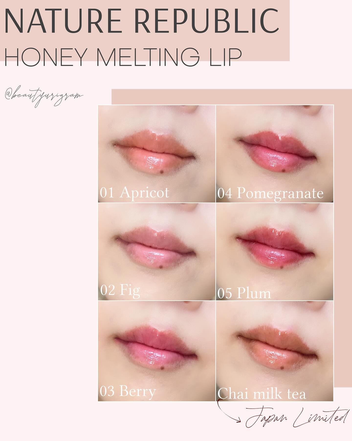ハニーメルティングリップ/ネイチャーリパブリック/口紅を使ったクチコミ（3枚目）