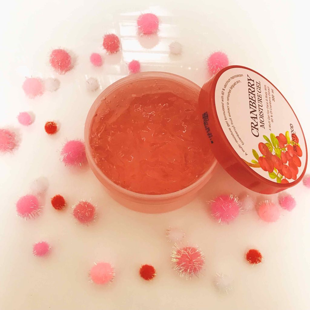 クランベリーモイスチャージェル/SKINFOOD/ボディローションを使ったクチコミ（2枚目）
