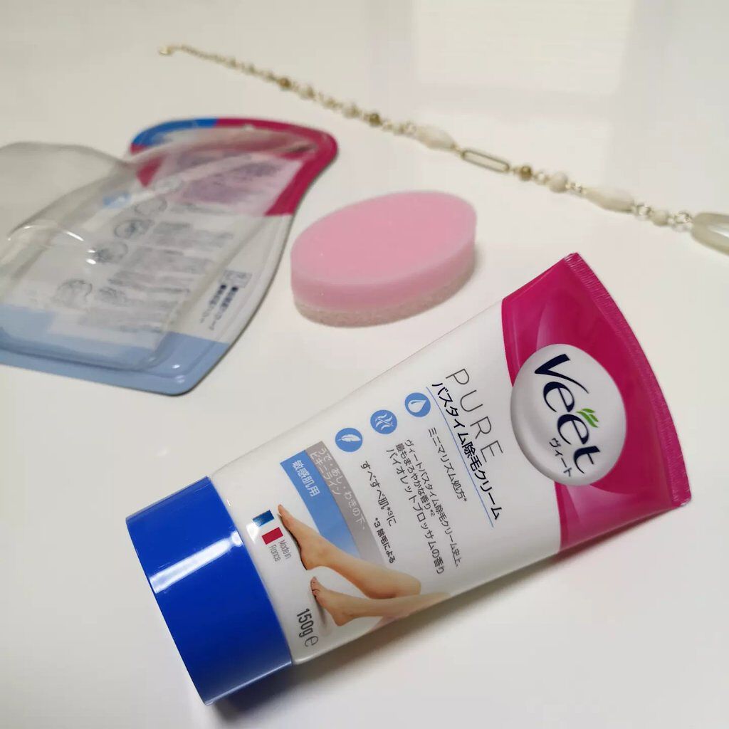 ヴィート ピュアバスタイム除毛クリーム 敏感肌用/Veet/除毛クリームを使ったクチコミ（1枚目）
