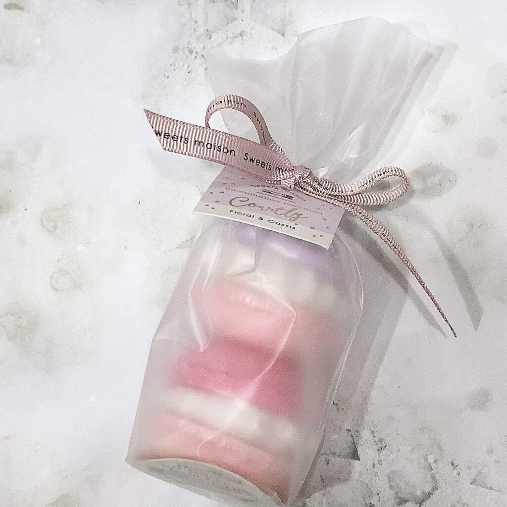 プチマカロンフィズ ピンク/スウィーツメゾン/入浴剤を使ったクチコミ（2枚目）