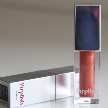 LUSTER GLOW LIP/purplish/リップグロスを使ったクチコミ(8枚目)