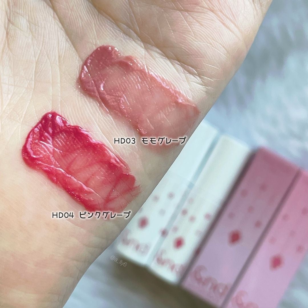 アンドバイロムアンド グラッシーボムティント/&nd by rom&nd/リップティントを使ったクチコミ(4枚目)