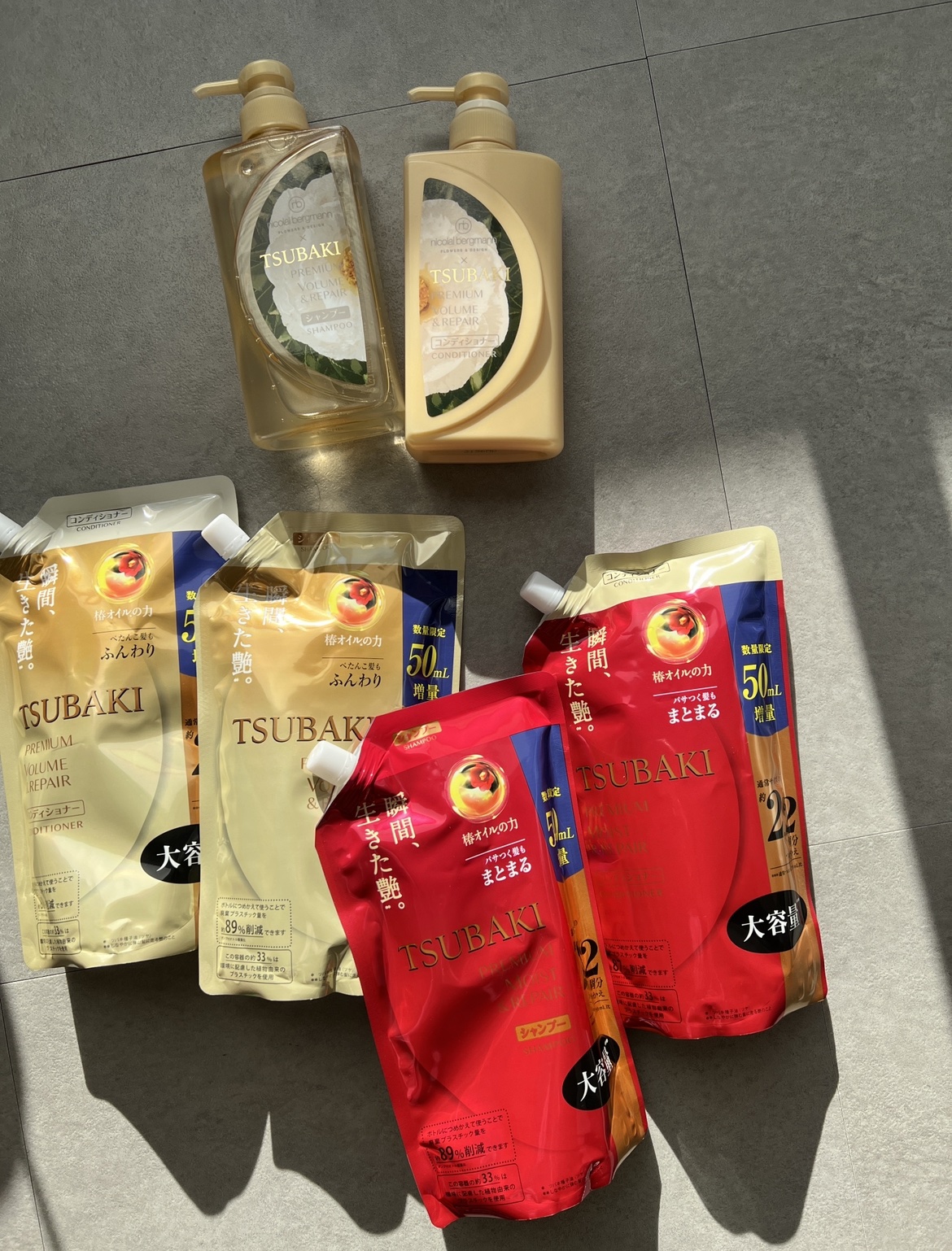 プレミアムモイスト シャンプー／ヘアコンディショナー シャンプー つめかえ用 1000ml/TSUBAKI/市販シャンプーを使ったクチコミ（1枚目）