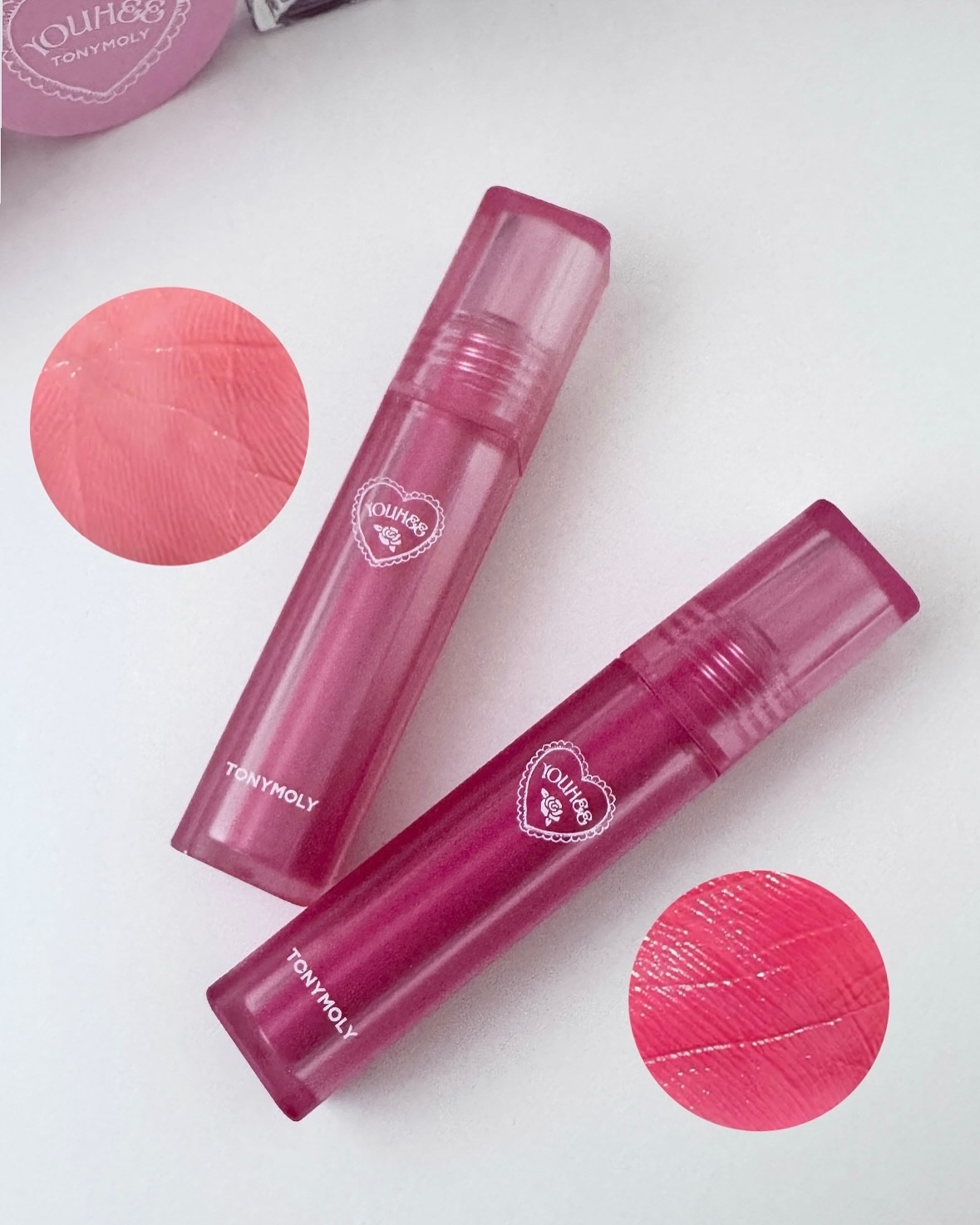 ゲットイットティント ウォーターフルバター 01 Berry Chou ベリーシュ/TONYMOLY/リップティントを使ったクチコミ（3枚目）