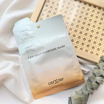 ディープモイスチャー マスク (ケアクリーム付き)/cerXcer/シートマスク・パックを使ったクチコミ(2枚目)