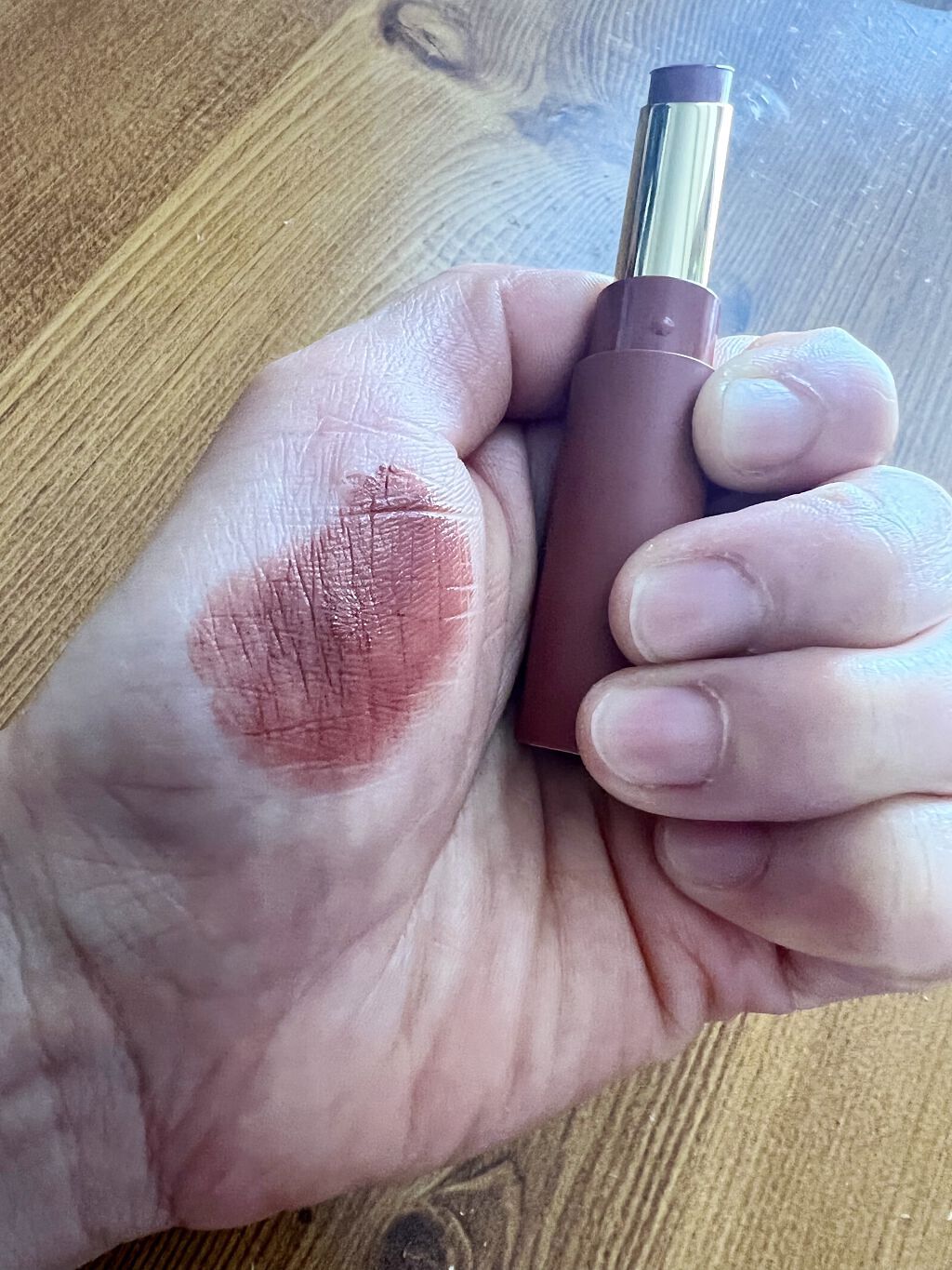 エテュセ リップエディション(ティントルージュ) R レアマットタイプ レアマットタイプＲ01 ナッティベージュ/ettusais/リップティントを使ったクチコミ（3枚目）