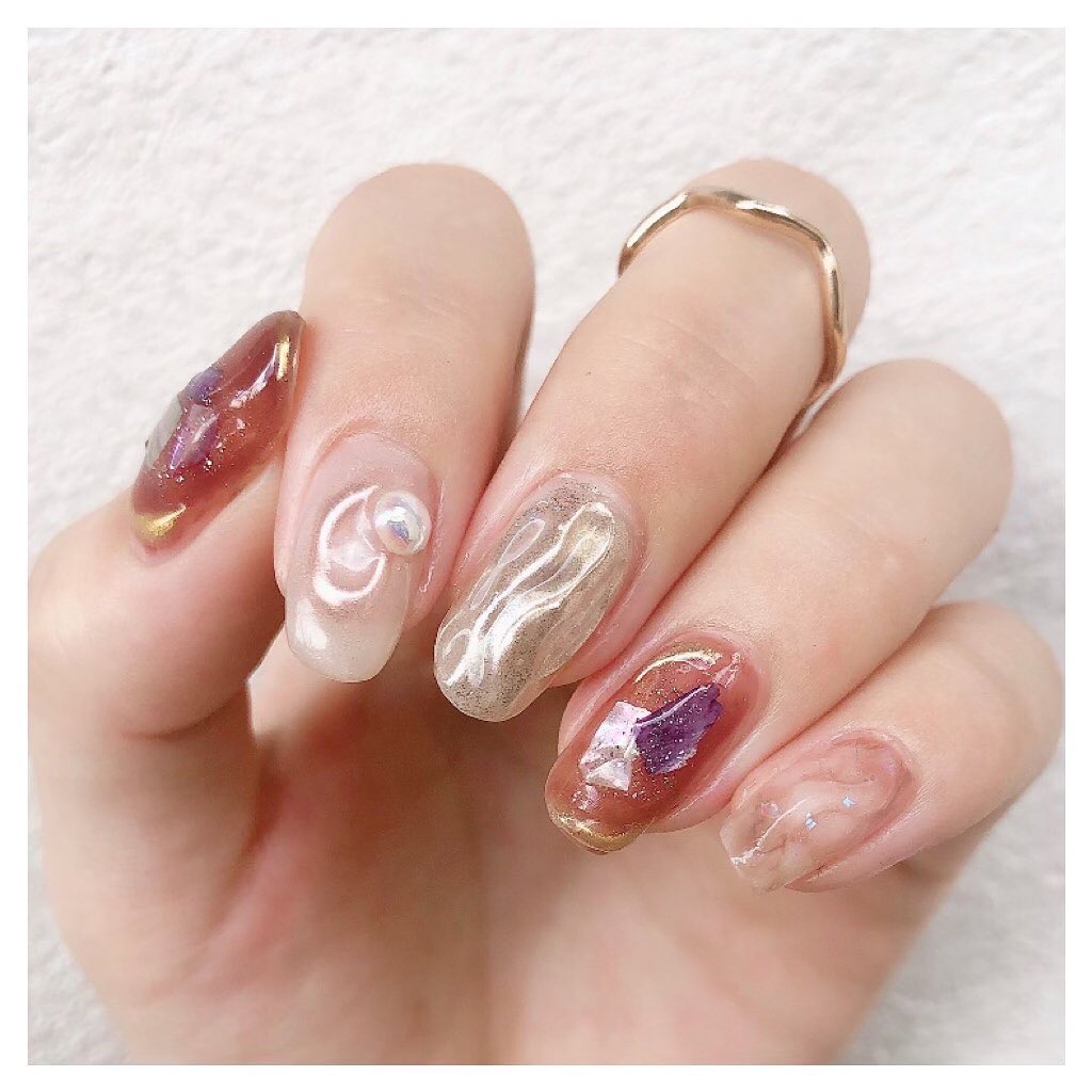 ジェルネイル/ジェルミーワン/ジェルネイルを使ったクチコミ（2枚目）