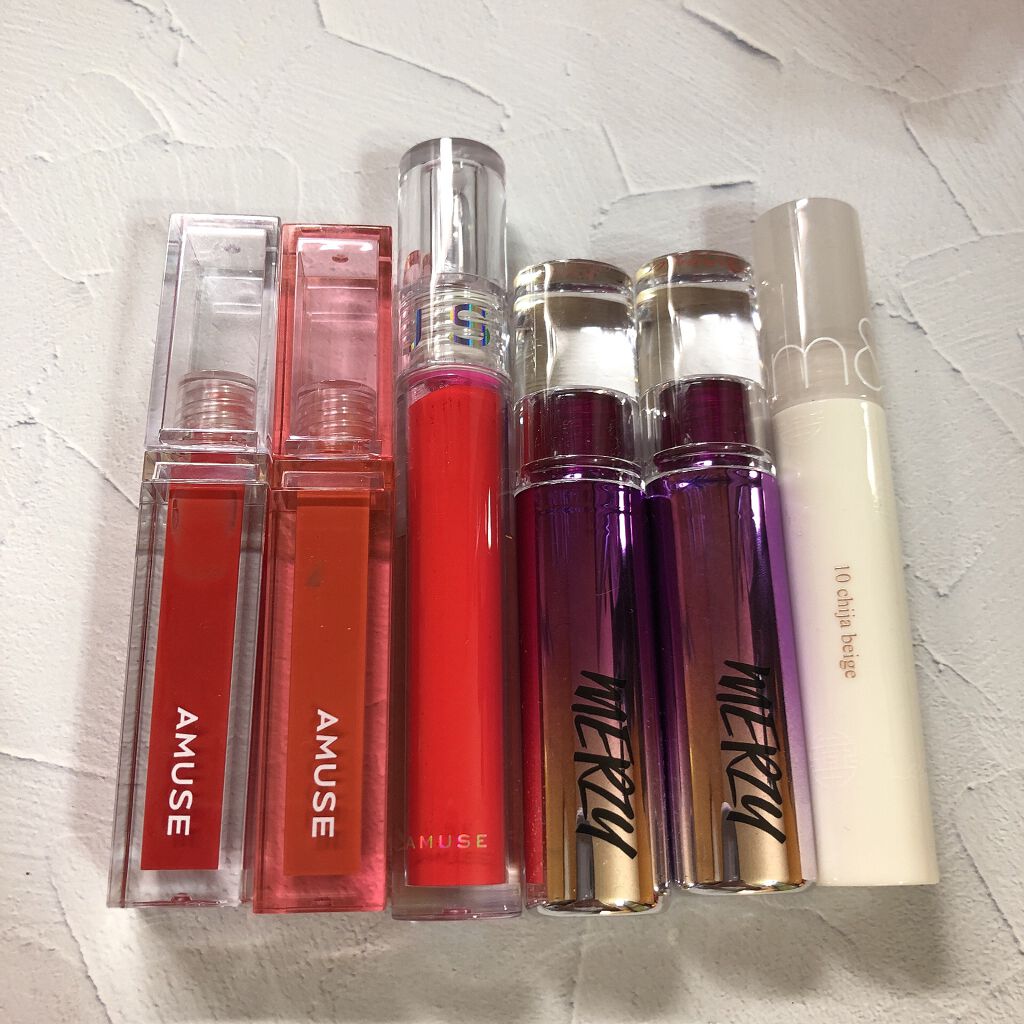 グラスティングウォーターティント/rom&nd/リップティントを使ったクチコミ（1枚目）