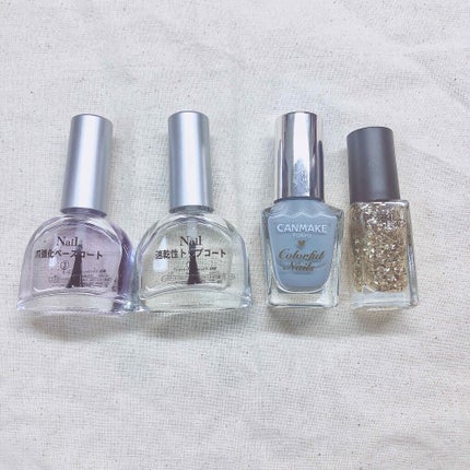 爪強化ベースコート/DAISO/ネイルベースコートを使ったクチコミ(2枚目)