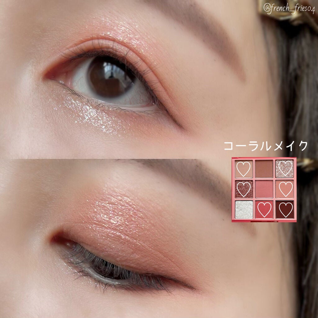 プレイカラーアイズ ローズクラッシュ/ETUDE/アイシャドウパレットを使ったクチコミ(7枚目)