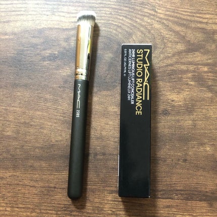 #270S ミニ ラウンド スラント ブラシ/M・A・C/メイクブラシを使ったクチコミ(4枚目)