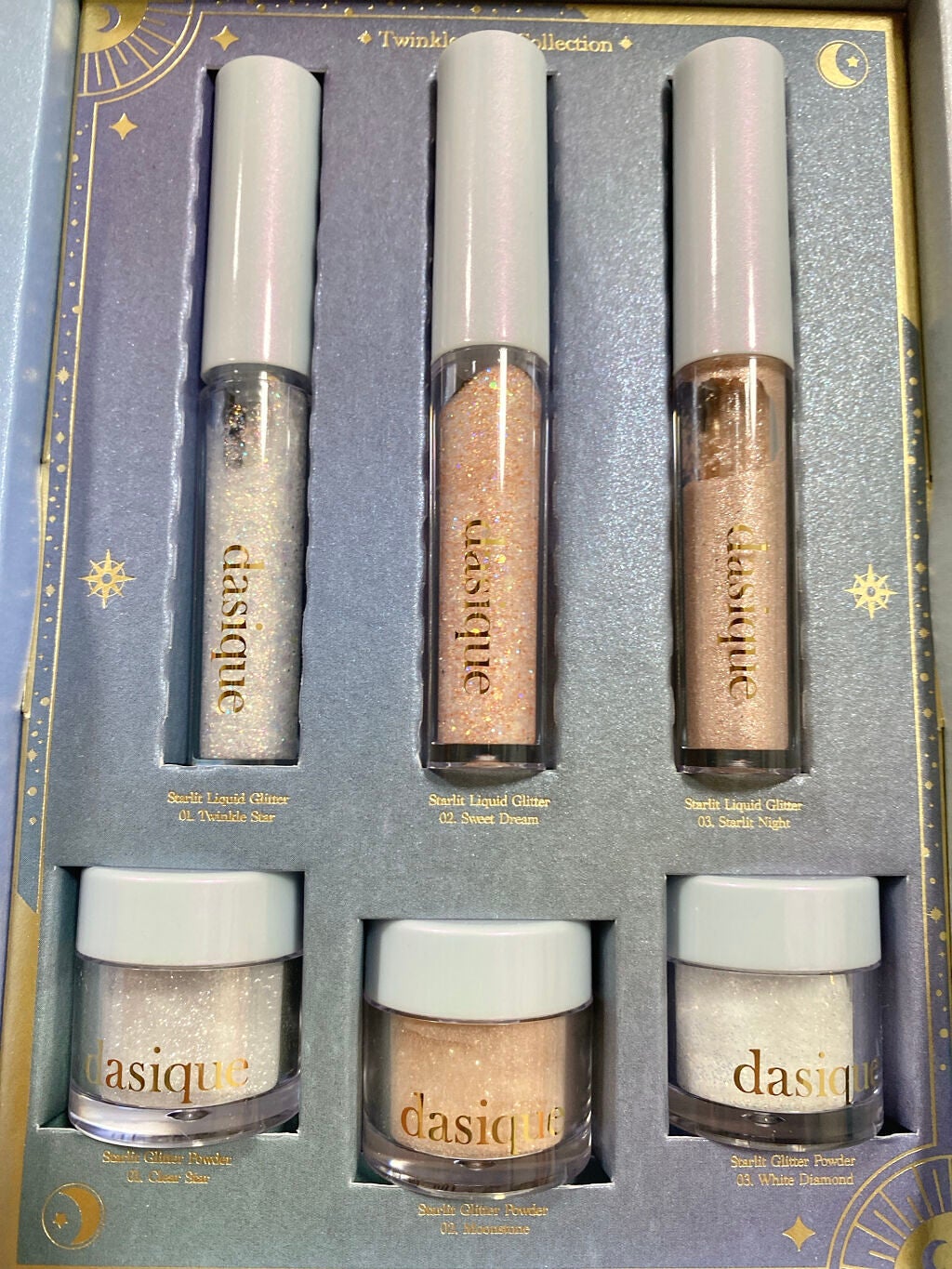 スターリット リキッドグリッター/dasique/メイクアップを使ったクチコミ(2枚目)