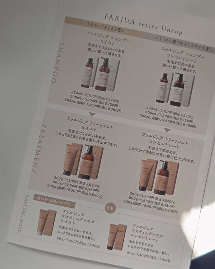 ファルジュア シャンプー コンセントレート/サンコール/サロンシャンプーを使ったクチコミ(4枚目)