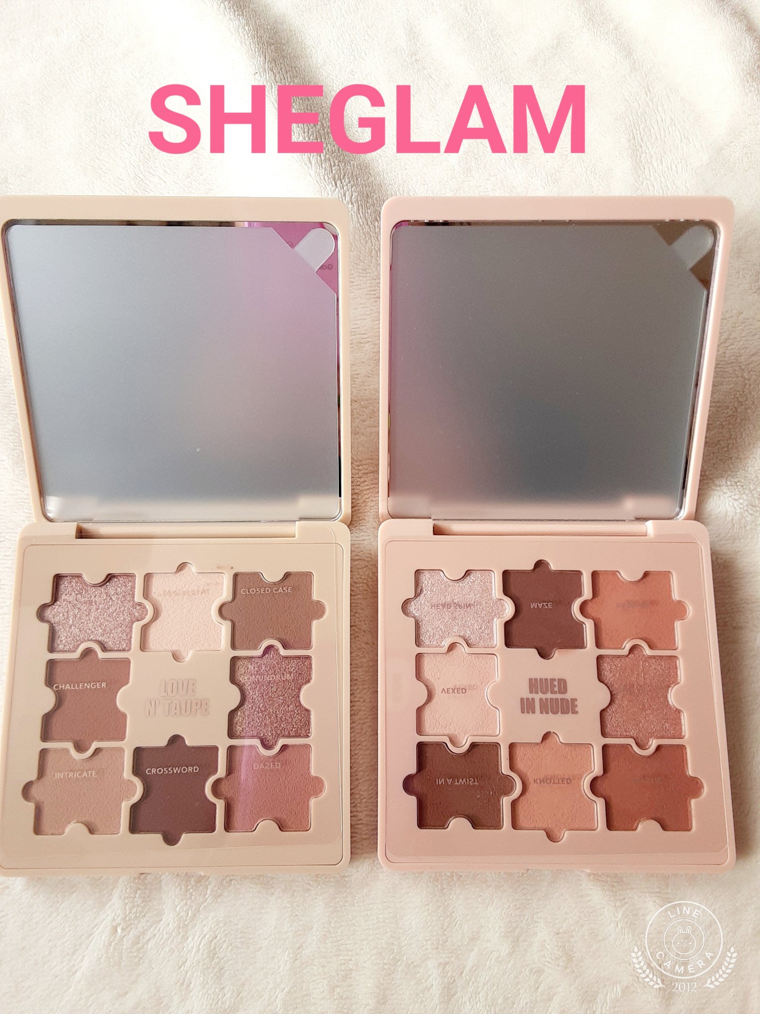 ザジー ジグソーアイシャドウパレット ヒュード イン ヌード(Hued in Nude)/SHEGLAM/アイシャドウパレットを使ったクチコミ（1枚目）