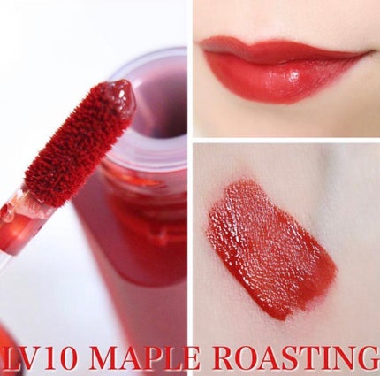 ドリップホットウォーターティント/BLACK ROUGE/リップティントを使ったクチコミ(8枚目)