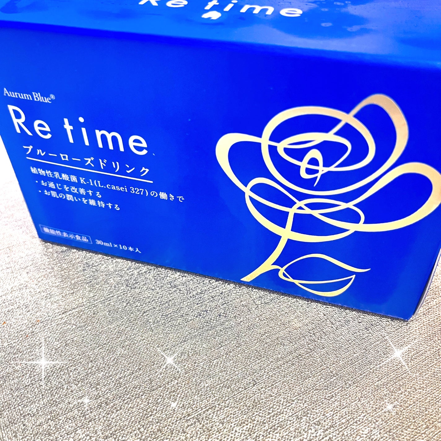 Re time ブルーローズドリンク/オーラムブルー/美容ドリンクを使ったクチコミ(4枚目)